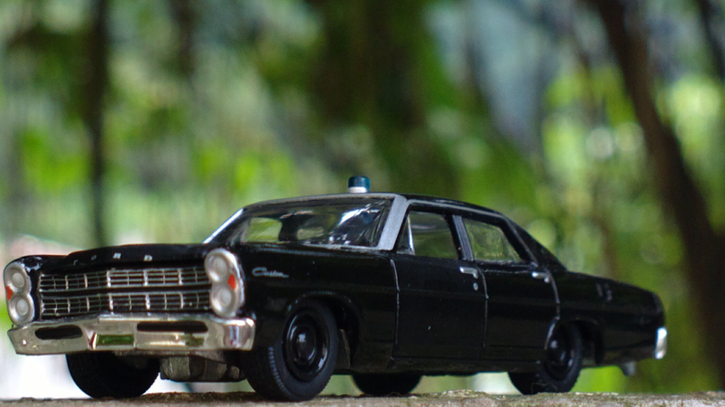 Illustration for article titled GL Black Bandit - 1967 Ford Custom Police Car